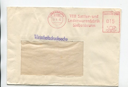 Ddr brief absenderfreistempel - ddr,