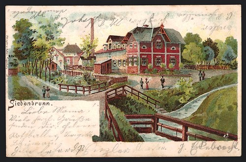 Lithographie siebenbrunn - siebenbrunn, /